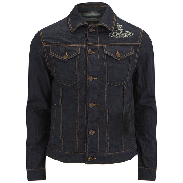 ジャケット・アウター VIVIENNE WESTWOOD DIAGONAL ORB DENIM JKT VIVIENNE WESTWOOD 1992 ALWAYS ON CAMERA - Rolls Royce denim