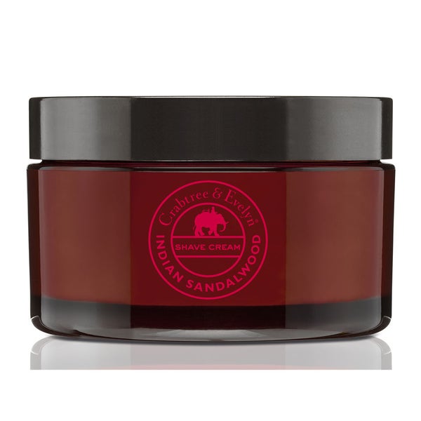 Crabtree & Evelyn Indian Sandalwood Shave Cream (150g) LOOKFANTASTIC