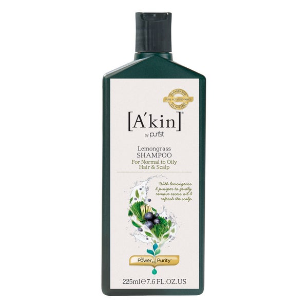 A'kin Lemongrass Shampoo 225ml LOOKFANTASTIC