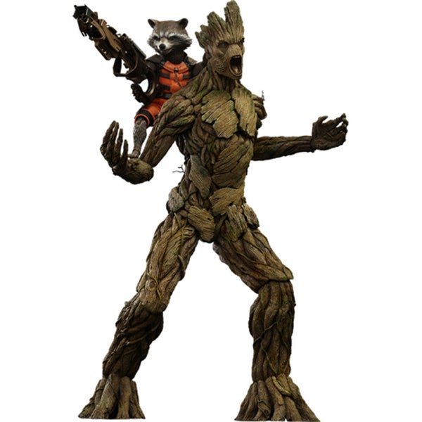 Hot Toys Guardians of the Galaxy Rocket Raccon and Groot 1 Hot Toys Guardians of the Galaxy Rocket Raccon and Groot 1