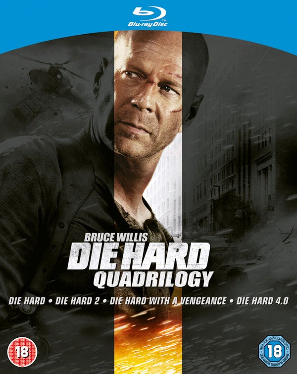 Die Hard Quadrilogy Blu-ray Zavvi UK