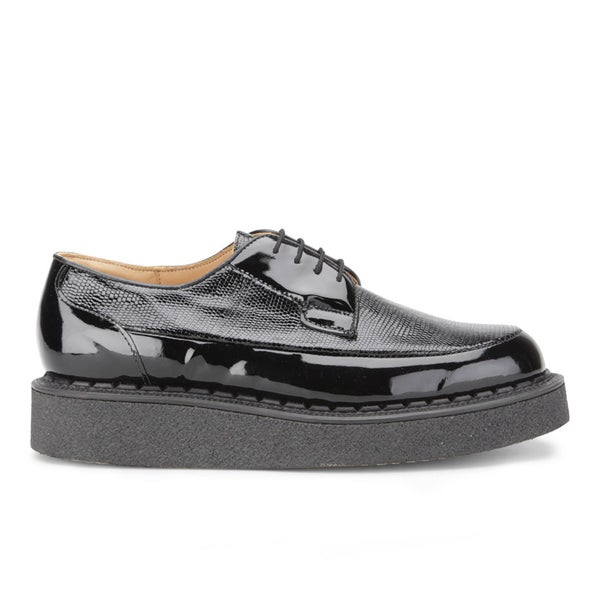 Purified Men's Creeper High Shine Shoes - Black - Free UK Delivery ...