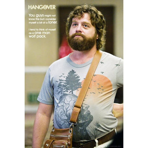 Lone wolf t shirt hangover clearance