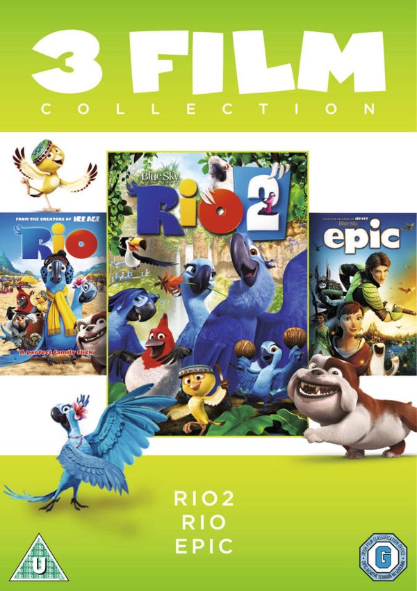 Rio 1/Rio 2/Epic Box Set DVD - Zavvi UK