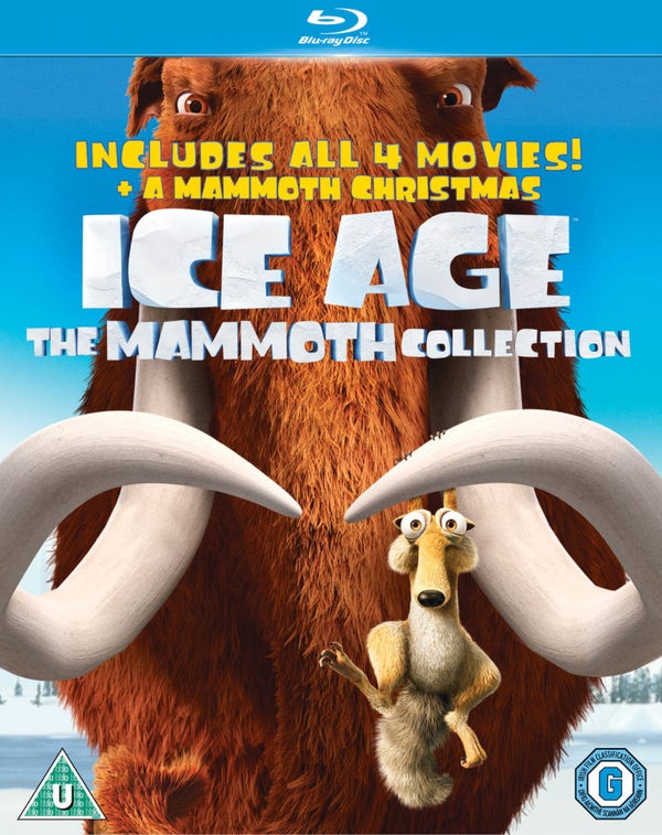 アイスエイジほぼハーフコンプリート Ice Age 1-4 plus Mammoth Christmas: The Mammoth Collection