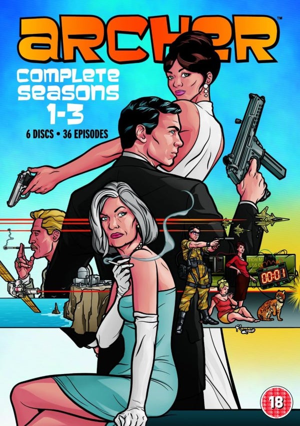 Archer Seasons 13 DVD Zavvi UK