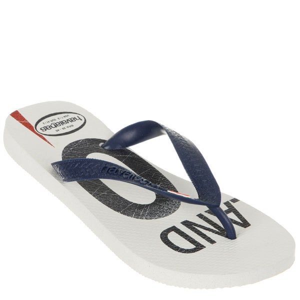 Havaianas Unisex Team England Flip Flops White Clothing Zavvi UK