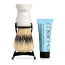 men-ü Barbiere Shave Brush and Stand - White