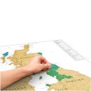UK Karte zum frei Rubbeln - Scratch Map