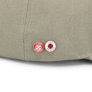 New Balance Unisex Snap 6 Panel Flat Peak Baseball Cap - Acrylic Light Brown/Khaki