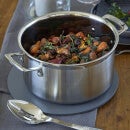 Le Creuset 3-Ply Stainless Steel Deep Casserole Dish - 24cm