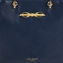 Ted Baker Women's Lesly Slim Bow Leather Shopper Bag - Navy