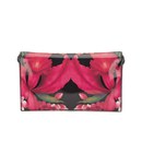 Ted Baker Traci Toucan Patent Crosshatch Cross Body Clutch Bag - Black
