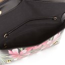 Ted Baker Traci Toucan Patent Crosshatch Cross Body Clutch Bag - Black