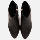 Alexander Wang Women's Gabi Leather Heeled Ankle Boots - Black/Rose Gold