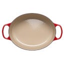 Le Creuset Signature Cast Iron Oval Casserole Dish - 27cm - Cerise