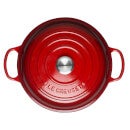 Le Creuset Signature Cast Iron Shallow Casserole Dish - 30cm - Cerise
