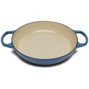 Le Creuset Signature Cast Iron Shallow Casserole Dish - 26cm - Marseille Blue
