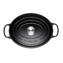 Le Creuset Signature Cast Iron Oval Casserole Dish - 27cm - Satin Black