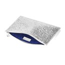 Aspinal of London Women's Essential Large Flat Pouch - Silver Crinkle