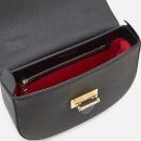 Aspinal of London Women's The Letterbox Saddle Bag - Black