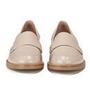 HUGO Women's British-P Leather Heeled Loafers - Light Beige