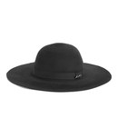 Maison Scotch Women's Round Wide Rimmed Hat - Black