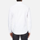 Tommy Hilfiger Men's Plain Oxford Long Sleeve Shirt - White