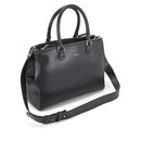 Paul Smith Accessories Women's Leather Large Double Zip Tote - Black