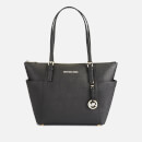 MICHAEL Michael Kors Women's Jet Set East West Top Zip Tote Bag - Black