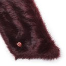 Ted Baker Women's Tesha Faux Fur Textured Long Scarf - Oxblood