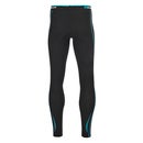Skins A200 Men's Thermal Long Compression Tights - Black/Neon Blue