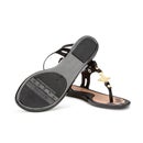 Vivienne Westwood for Melissa Women's Solar 21 Toe Post Sandals - Black Orb