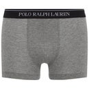 Polo Ralph Lauren Men's 3-Pack Cotton Trunks - White/Black/Andover Heather - S
