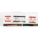 LEGO Mini Figure Display (8 Minifigures) - Bright Red