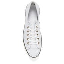 Converse Women's Chuck Taylor All Star High Line Craft Leather Flatform Ox Trainers - White/Egret