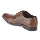 Clarks Men's Banfield Cap Leather Derby Shoes - Tan