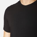Calvin Klein Men's 2 Pack Crew Neck T-Shirt - Black - L