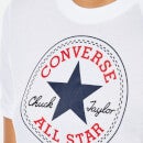 Converse Women's All Star Core Solid Chuck Patch T-Shirt - White