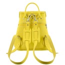 Grafea Women's Sunny Fur Pom Backpack - Yellow