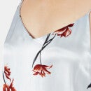 Ganni Women's Sanders Satin Slip Dress - Red Orchid