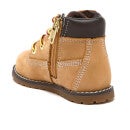 Timberland Toddler's Pokey Pine Size Zip Lace Up Boots - Wheat - UK 5 Toddler