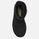 UGG Women's Classic Mini II Sheepskin Boots - Black - UK 3