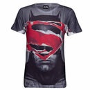 DC Comics Men's Superman Tear T-Shirt - Grey