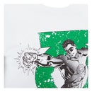 DC Comics Men's Green Lantern Punch T-Shirt - Weiß