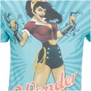 DC Comics Men's Bombshell Wonder Woman T-Shirt - Blue