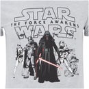 Star Wars Herren The First Order T-Shirt - Grau