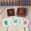 Harry Potter Hogwarts Playing Cards Game in Tin Box - Red