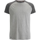 Threadbare Men's Abbot Raglan Sleeve T-Shirt - Grey Marl
