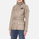 Barbour International Women's Quilt Jacket - Taupe Pearl - UK 6